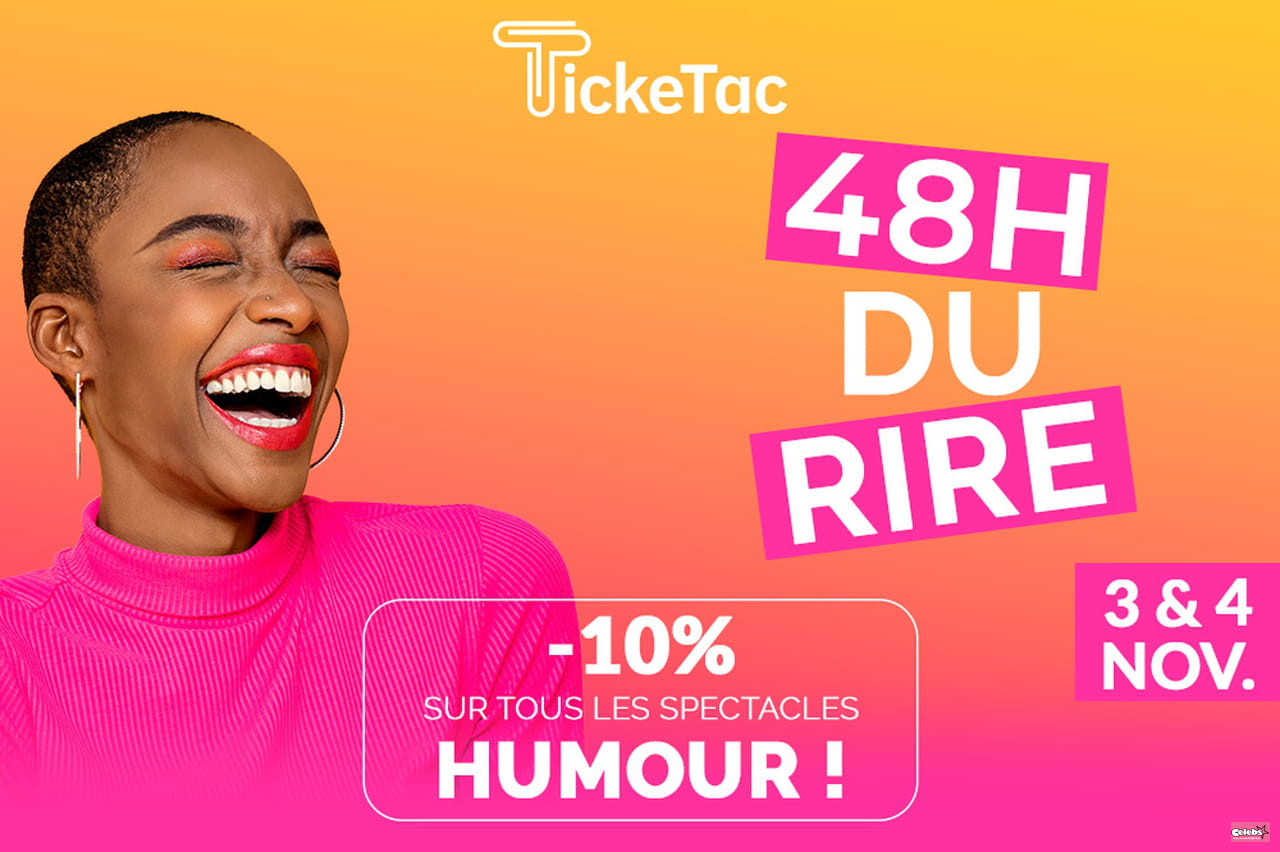 Ticketac 48 hours of laughter: promotions on comedy shows!