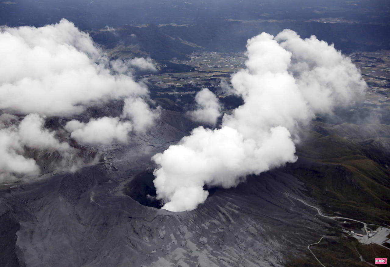 Mount Aso eruption: photos of volcano in Japan spewing deadly fiery clouds
