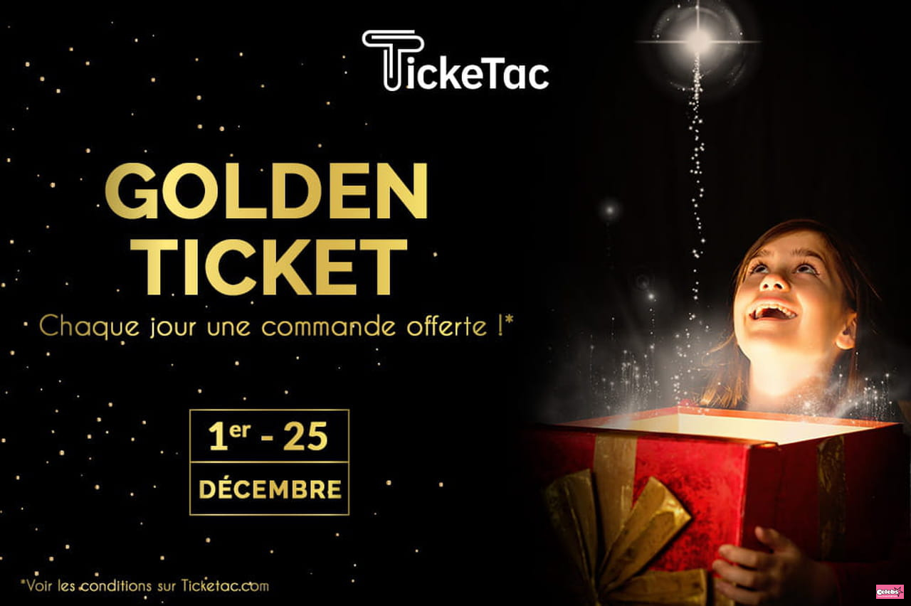 Golden Ticket: one free order per day on Ticketac