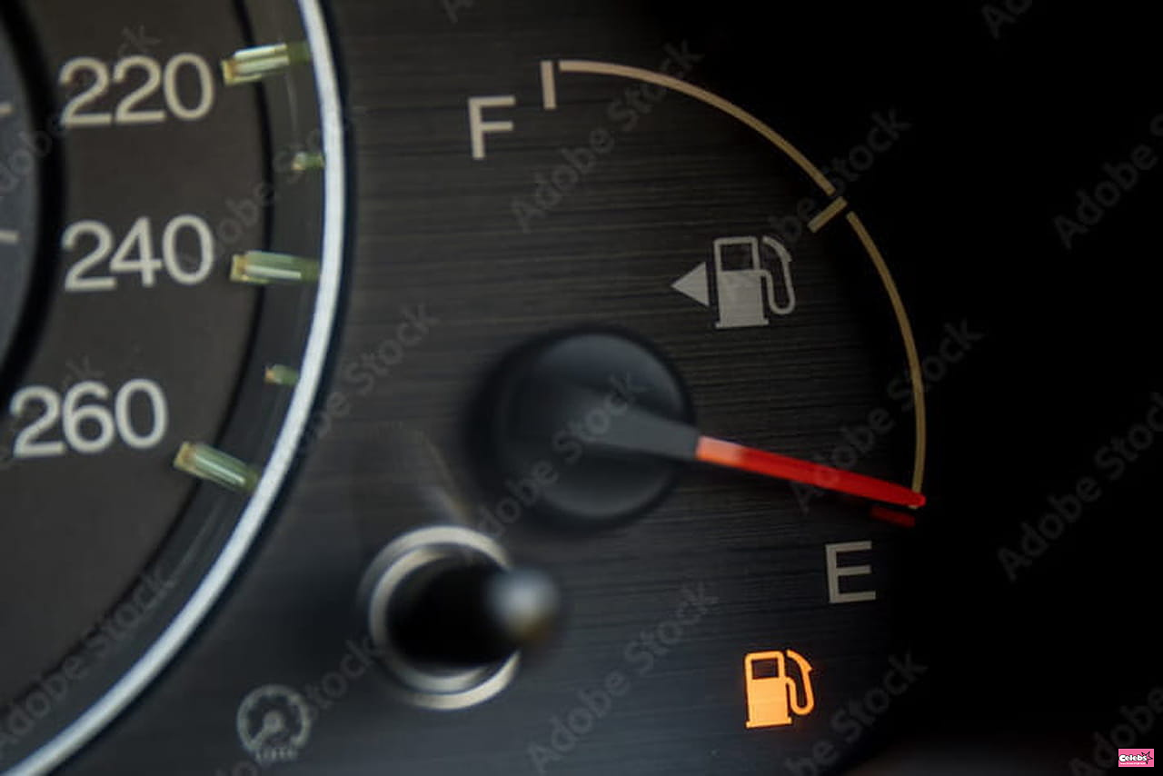 What does that little symbol on the dashboard next to the fuel gauge mean?