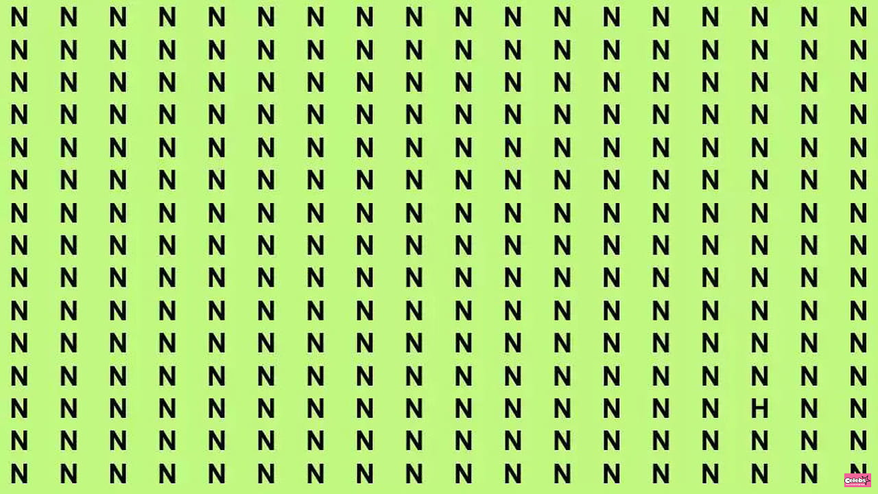 You're as good as Sherlock Holmes if you find the "H" in this picture in 20 seconds flat