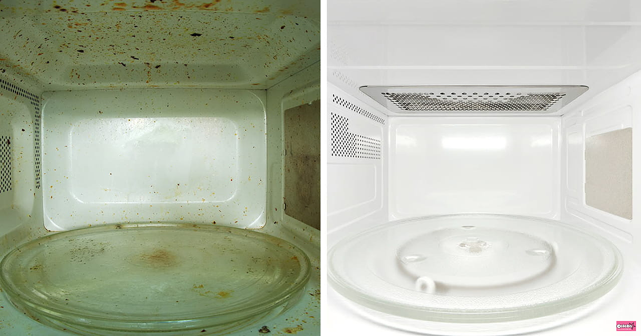 Here's how to clean your microwave easily - all you need is something found in every home