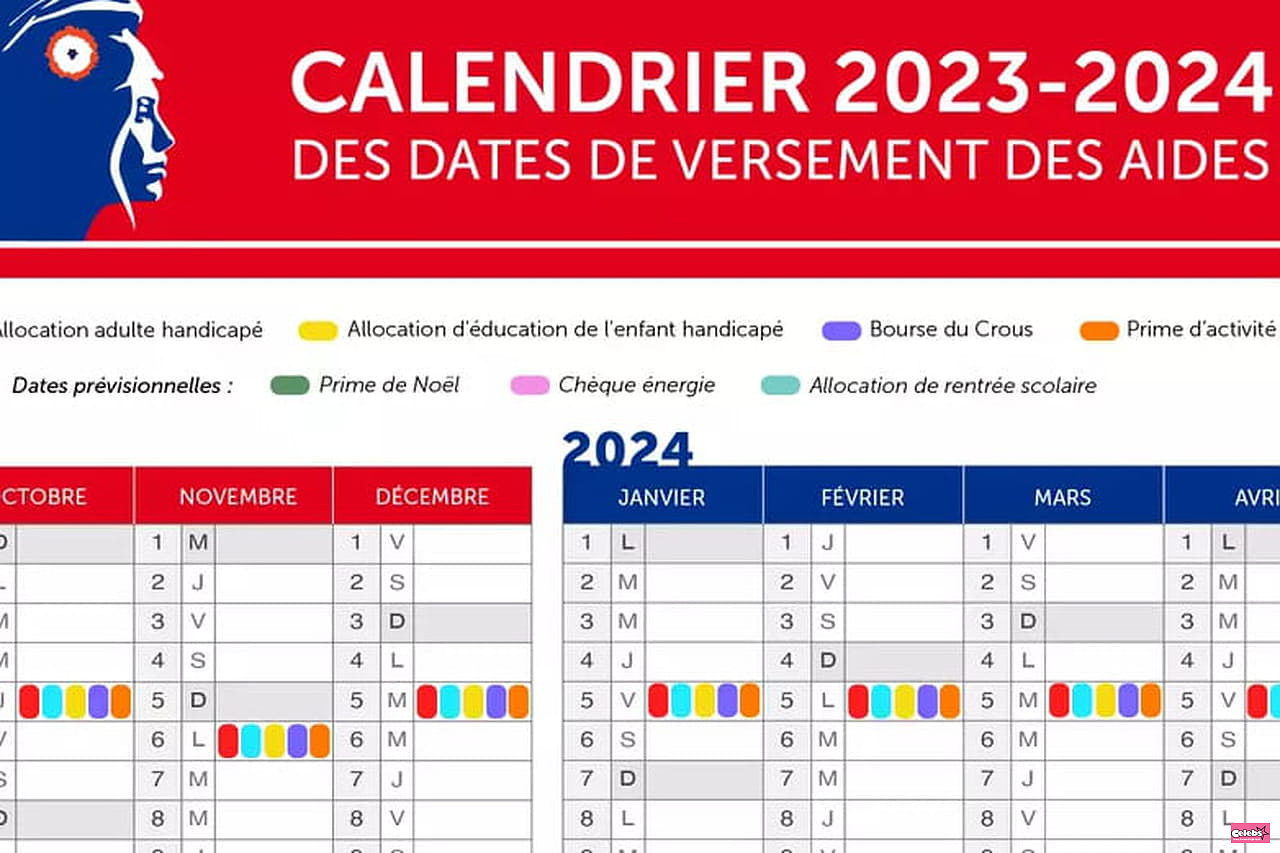 The 2023-2024 social assistance calendar is finally available - download here