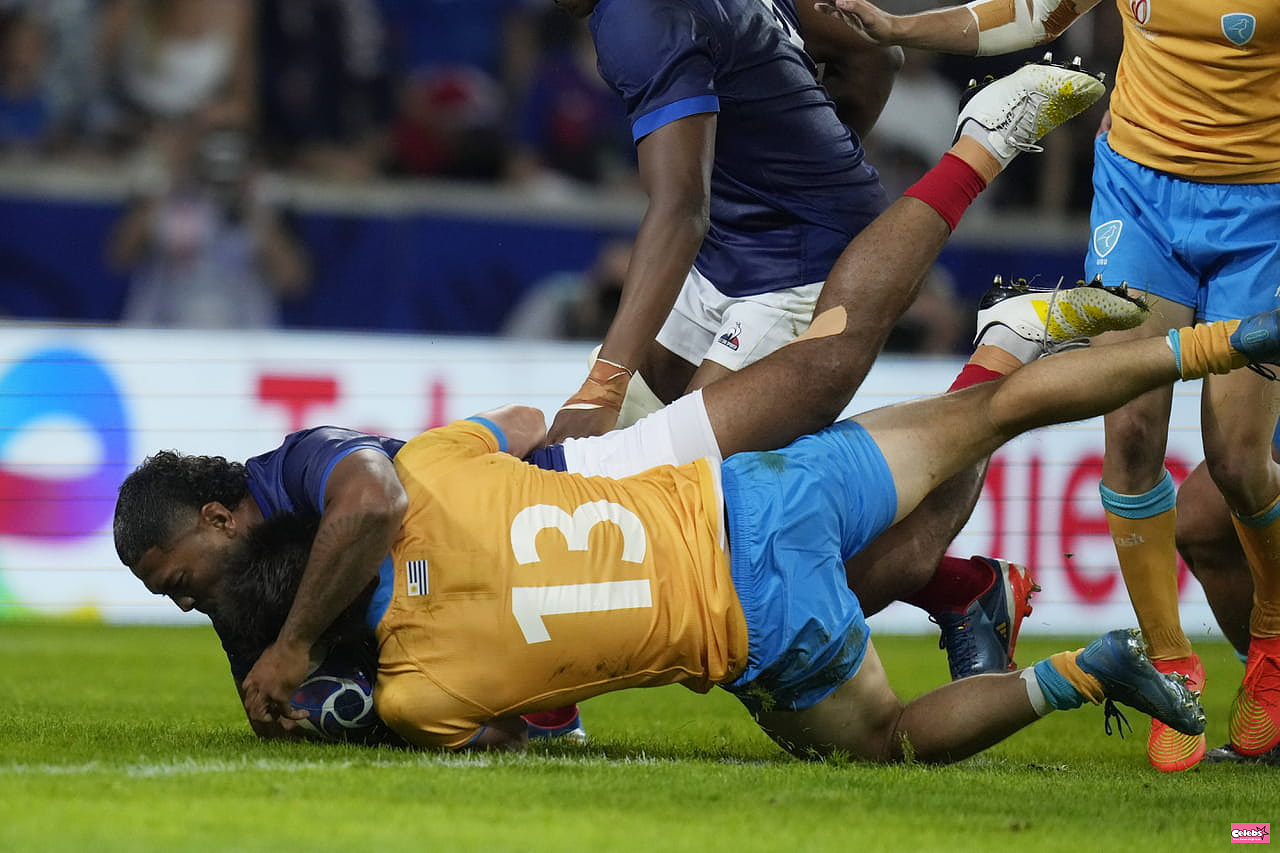 These 6 figures which show that the XV of France missed their match against Uruguay
