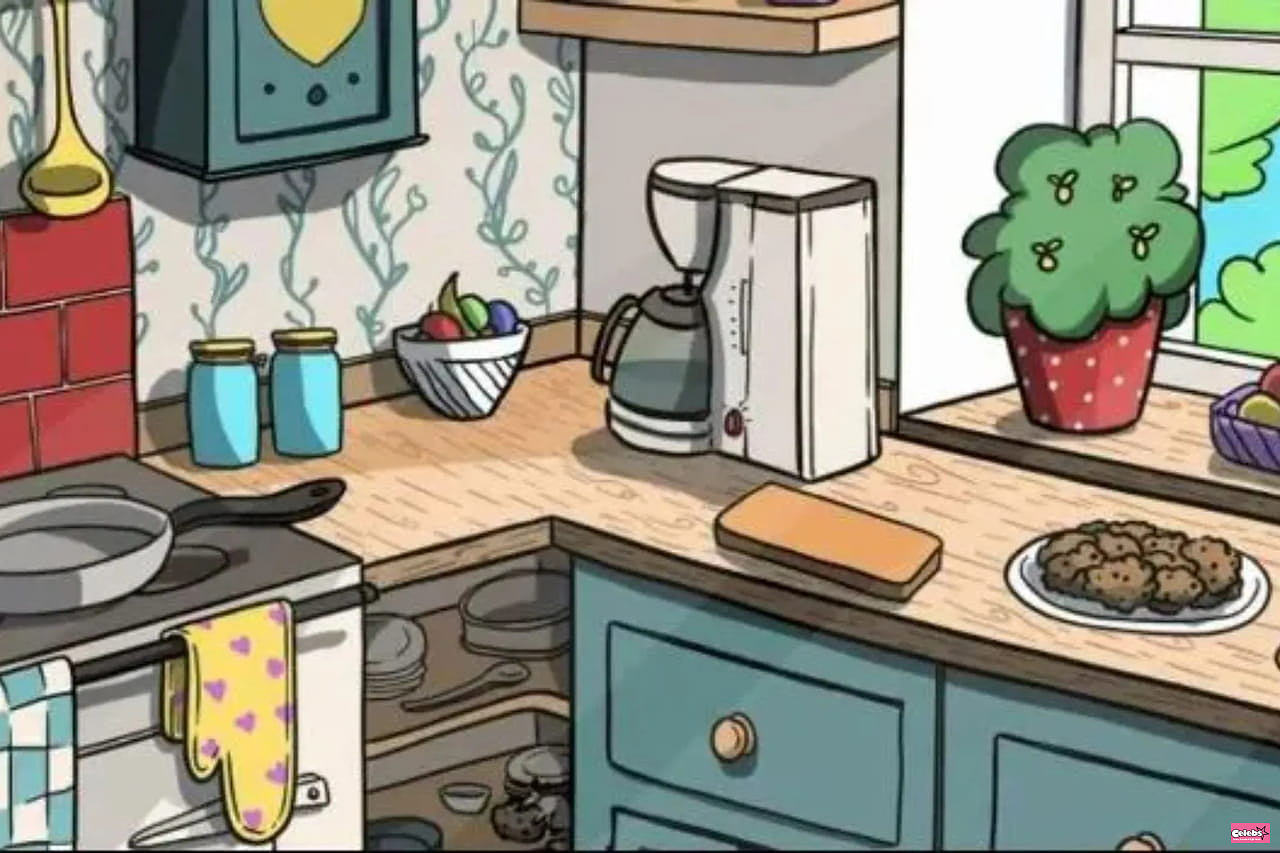 You have 10/10 vision if you can spot the cunning mouse hiding in the kitchen in 13 seconds