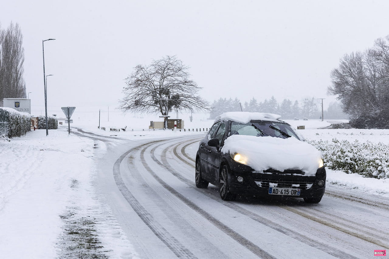 Snow and ice: Snowfall is intensifying in northern France