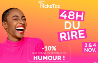 Ticketac 48 hours of laughter: promotions on comedy...