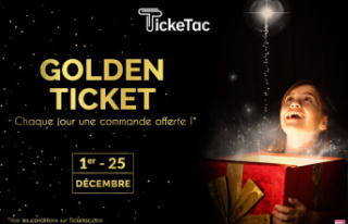 Golden Ticket: one free order per day on Ticketac