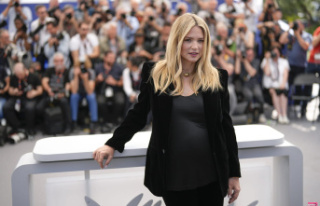 Virginie Efira pregnant at the Cannes Film Festival:...