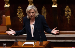 Marine Le Pen has the best future rating of the political...