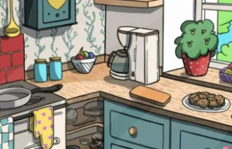 You have 10/10 vision if you can spot the cunning mouse hiding in the kitchen in 13 seconds
