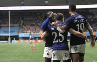 Antoine Dupont and the French rugby sevens team win in Los Angeles, the images
