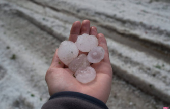 Bad weather in France: impressive images of hail storms